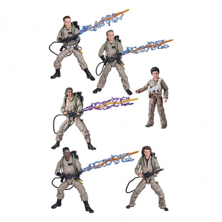 GHOSTBUSTERS ASFTERLIFE PLASMA SERIES - COMPLETE SET 6X ACTION FIGURE