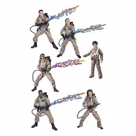GHOSTBUSTERS ASFTERLIFE PLASMA SERIES - SET COMPLETO 6X ACTION FIGURE