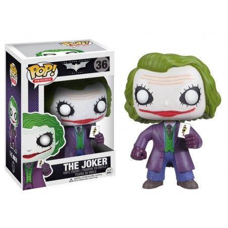 FUNKO POP! BATMAN THE DARK KNIGHT THE JOKER BOBBLE HEAD KNOCKER