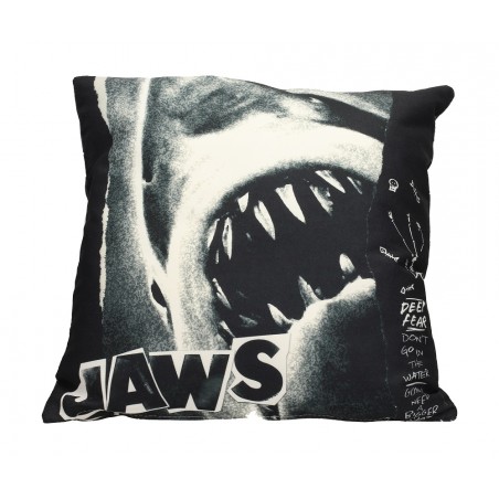 JAWS COLLAGE CUSHION PILLOW CUSCINO