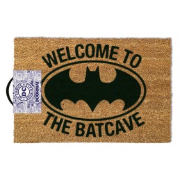 BATMAN WELCOME TO THE BATCAVE LOGO DOORMAT ZERBINO TAPPETINO PYRAMID INTERNATIONAL