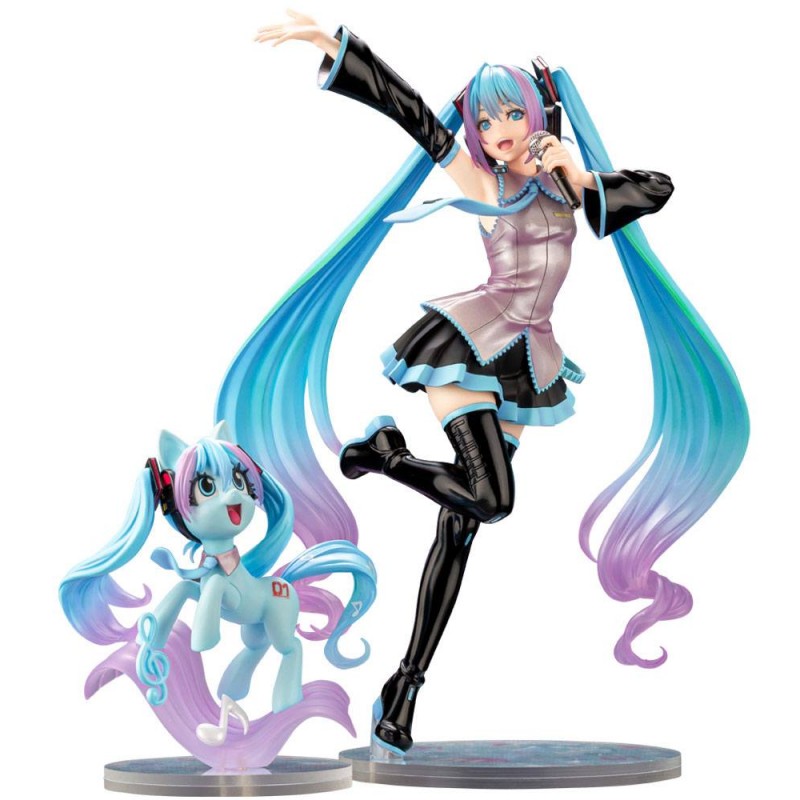 KOTOBUKIYA MY LITTLE PONY FEAT HATSUNE MIKU BISHOUJO 1/7 22 CM STAT...