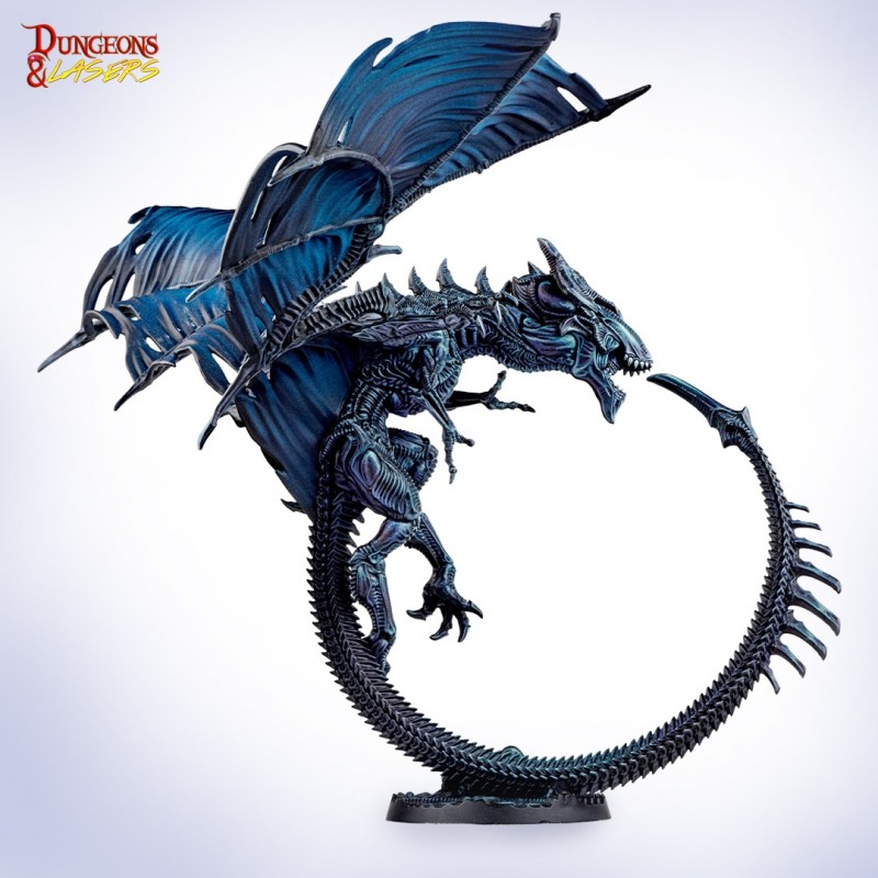 ARCHON STUDIO DUNGEONS AND LASERS XENODRAGON XL SIZED MINIATURE