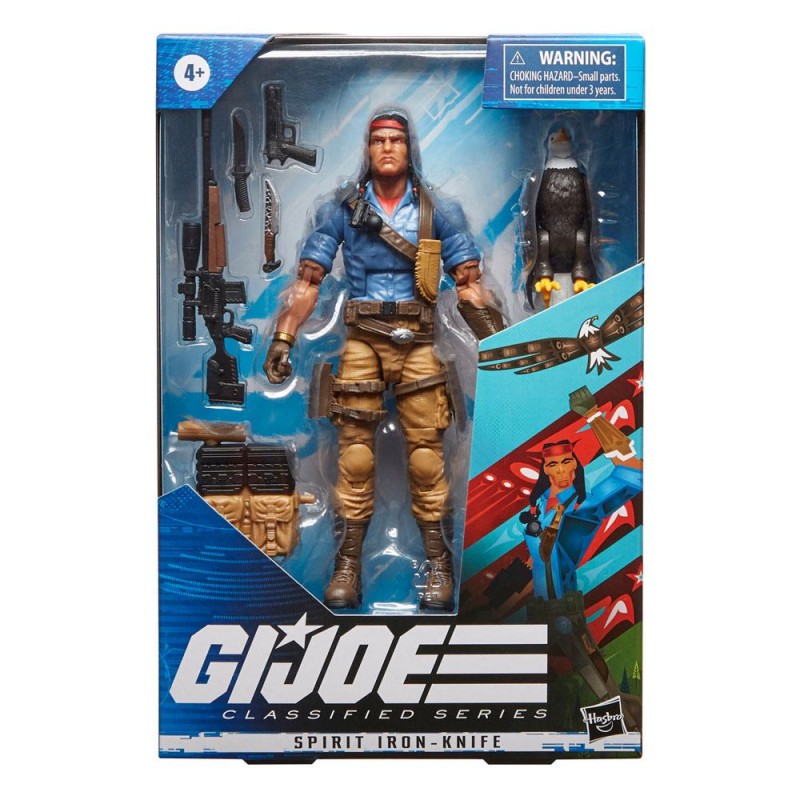 HASBRO G.I. JOE CLASSIFIED SERIES SPIRIT IRON-KNIFE ACTION FIGURE HASBRO G.I. JOE CLASSIFIED SERIES SPIRIT IRON-KNIFE ACTION FIGURE