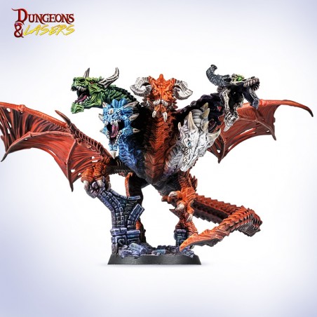 DUNGEONS AND LASERS MARDUK THE TYRANT XL SIZED MINIATURE
