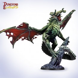 DM VAULT DUNGEONS AND LASERS DRACULUS THE CUNNING XL SIZED MINIATURE