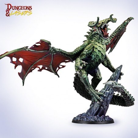 DUNGEONS AND LASERS DRACULUS THE CUNNING XL SIZED MINIATURE