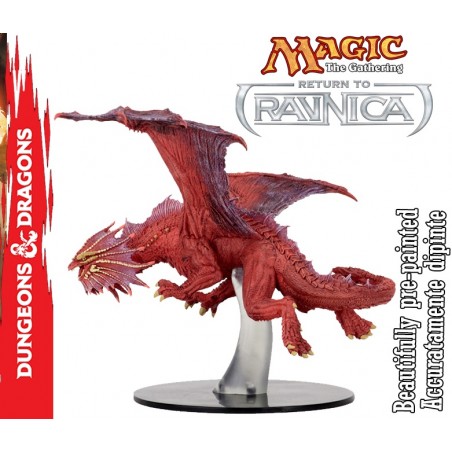 ICONS OF THE REALMS GUILDMASTERS' GUIDE TO RAVNICA NIV-MIZZET RED DRAGON PREMIUM FIGURE
