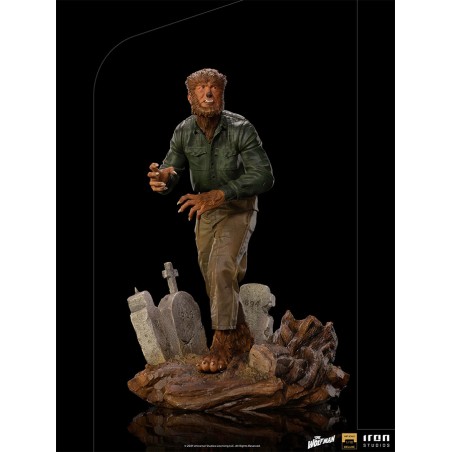UNIVERSAL MONSTERS THE WOLF MAN ART SCALE DELUXE 1/10 STATUA FIGURE