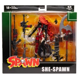 MC FARLANE SPAWN SHE-SPAWN DELUXE ACTION FIGURE