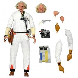 NECA BACK TO THE FUTURE ULTIMATE DOC BROWN 1985 ACTION FIGURE