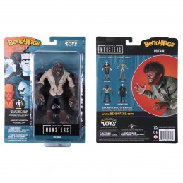 UNIVERSAL MONSTERS THE WOLFMAN BENDYFIGS ACTION FIGURE NOBLE COLLECTIONS