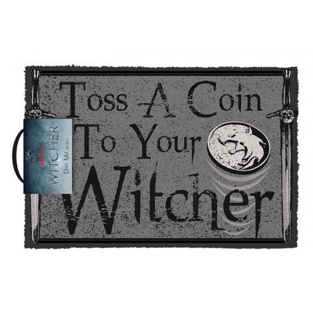 THE WITCHER TOSS A COIN DOORMAT ZERBINO TAPPETINO
