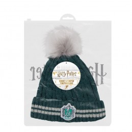 HARRY POTTER SLYTHERIN SERPEVERDE BERRETTA POMPOM BEANIE CINEREPLICAS