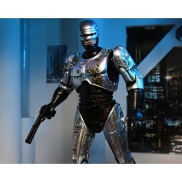 ULTIMATE ROBOCOP BATTLE DAMAGED WITH CHAIR ACTION FIGURE NECA