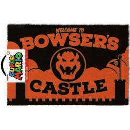 SUPER MARIO WELCOME TO BOWSER'S CASTLE DOORMAT ZERBINO TAPPETINO PYRAMID INTERNATIONAL