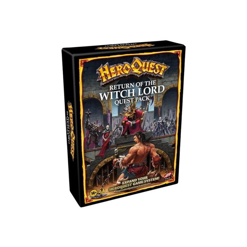 HASBRO HEROQUEST QUEST PACK RETURN OF THE WITCH LORD BOARDGAME ENGLISH VERSION