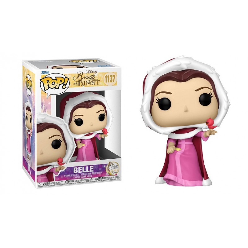 FUNKO POP! BEAUTY AND THE BEAST WINTER BELLE BOBBLE HEAD FIGURE FUNKO