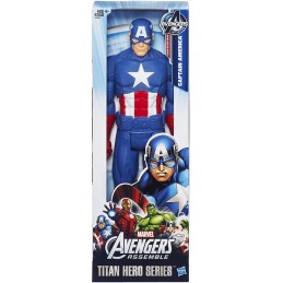 HASBRO MARVEL AVENGERS ASSEMBLE CAPTAIN AMERICA TITAN HERO SERIES 30CM ACTION FIGURE