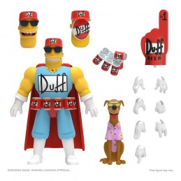THE SIMPSONS ULTIMATES DUFFMAN ACTION FIGURE SUPER7