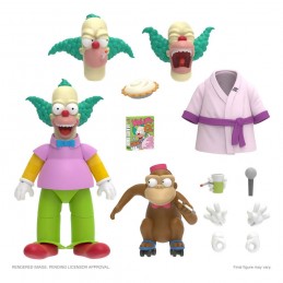 THE SIMPSONS ULTIMATES KRUSTY THE CLOWN ACTION FIGURE SUPER7