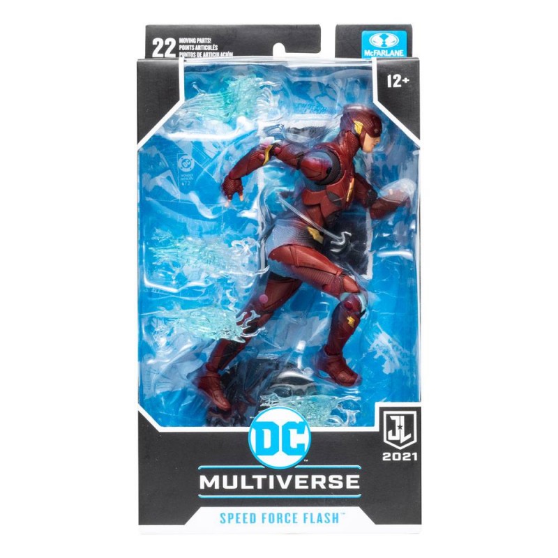 DC JUSTICE LEAGUE SPEED FORCE FLASH ACTION FIGURE MC FARLANE DC JUSTICE LEAGUE SPEED FORCE FLASH ACTION FIGURE MC FARLANE