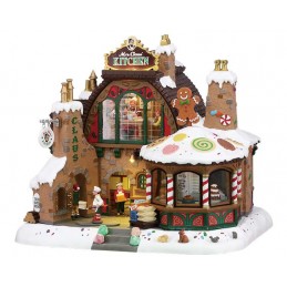 LEMAX COLLECTION MRS CLAUS KITCHEN 85314 LEMAX COLLECTION DIORAMA DISPLAY