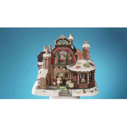 LEMAX COLLECTION MRS CLAUS KITCHEN 85314 LEMAX COLLECTION DIORAMA DISPLAY