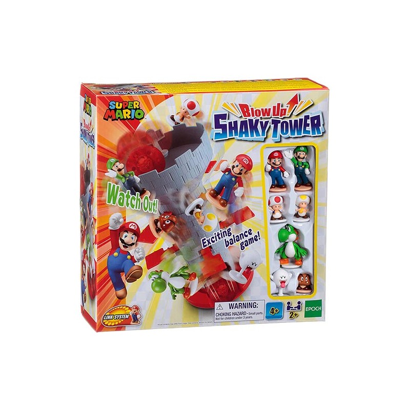 EPOCH SUPER MARIO BLOW UP! SHAKY TOWER - BOARDGAME
