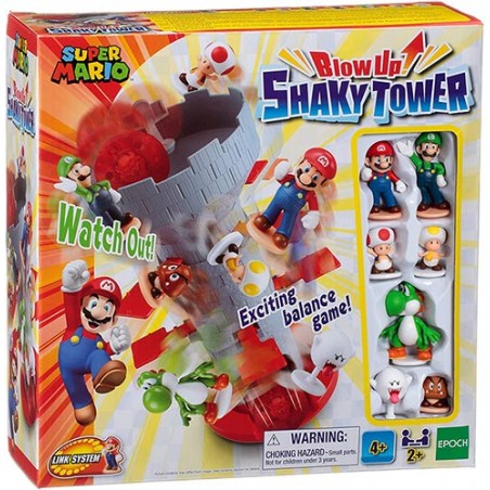 SUPER MARIO BLOW UP! SHAKY TOWER - BOARDGAME