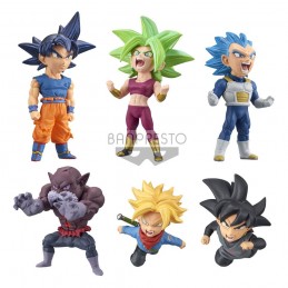 BANPRESTO DRAGON BALL SUPER WCF CHIBI BATTLE OF SAIYANS 6X STATUE FIGURE