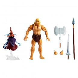 MASTERS OF THE UNIVERSE REVELATION SAVAGE HE-MAN AND ORKO ACTION FIGURE MATTEL
