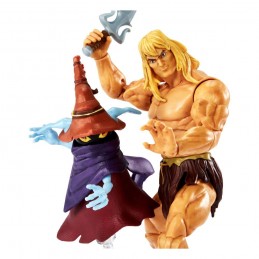 MATTEL MASTERS OF THE UNIVERSE REVELATION SAVAGE HE-MAN AND ORKO ACTION FIGURE