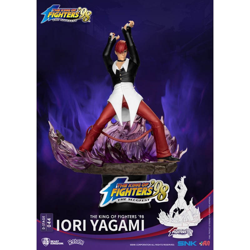 BEAST KINGDOM D-STAGE KING OF FIGHTERS '98 IORI YAGAMI STATUE FIGURE DIORAMA