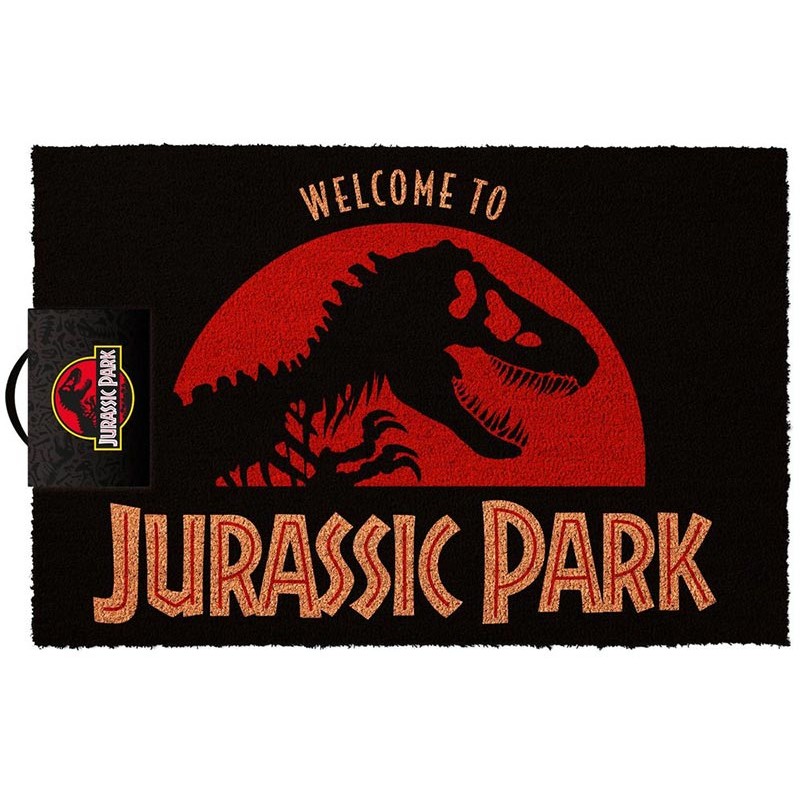 JURASSIC PARK WELCOME DOORMAT ZERBINO TAPPETINO GRUPO ERIK