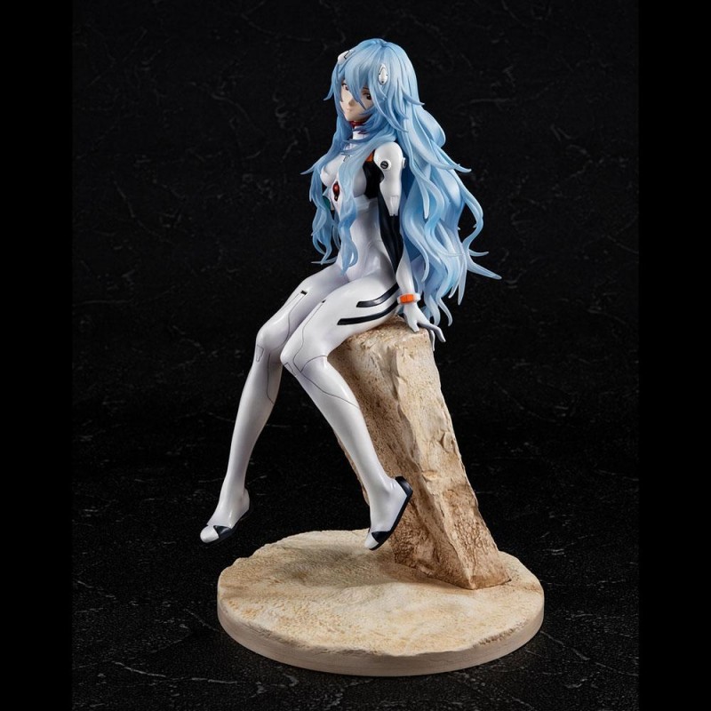 MEGAHOUSE EVANGELION 3.0 + 1.0 THRICE UPON A TIME REI AYANAMI GEM STATUE FIGURE