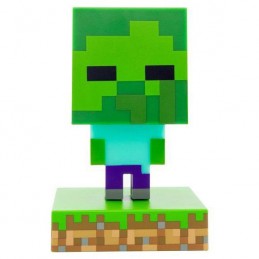 PALADONE PRODUCTS MINECRAFT 3D LAMP ICON ZOMBIE V2 LIGHT 10CM FIGURE