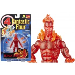 HASBRO MARVEL LEGENDS FANTASTIC FOUR THE HUMAN TORCH ACTION FIGURE