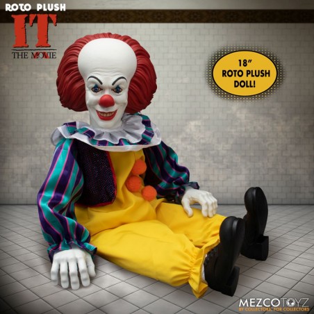 IT 1990 PENNYWISE ROTO PLUSH 45 CM DOLL FIGURE