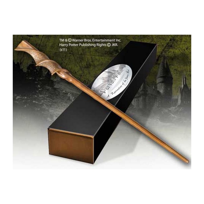 NOBLE COLLECTIONS HARRY POTTER WAND PARVATI PATIL REPLICA BACCHETTA