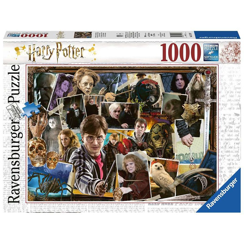 RAVENSBURGER HARRY POTTER COLLAGE 1000 PIECES JIGSAW PUZZLE