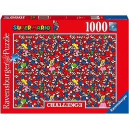 SUPER MARIO CHALLENGE CHALLENGE 1000 PIECES PEZZI JIGSAW PUZZLE RAVENSBURGER
