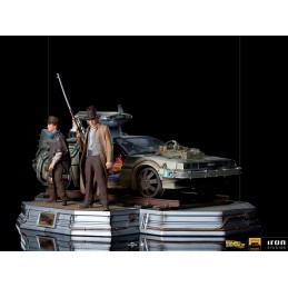 IRON STUDIOS BACK TO THE FUTURE III COMPLETE SET BDS ART SCALE DELUXE 1/10 STATUE FIGURE