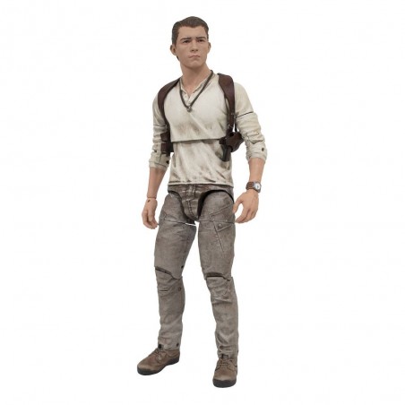 UNCHARTED THE MOVIE DIAMON SELECT NATHAN DRAKE DELUXE ACTION FIGURE