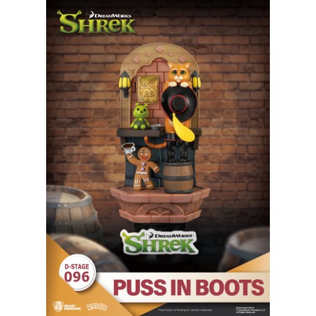 D-STAGE SHREK PUSS IN BOOTS STATUE FIGURE DIORAMA