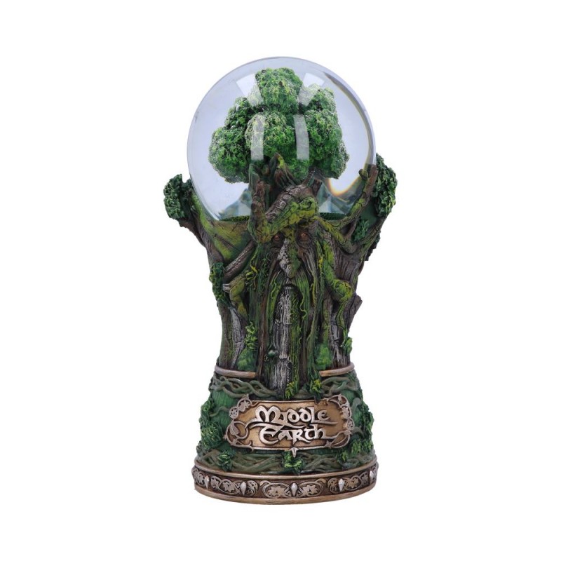 LORD OF THE RINGS MIDDLE EARTH TREEBEARD SNOW GLOBE 22 CM FIGURE PALLA DI NEVE NEMESIS NOW