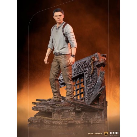 UNCHARTED NATHAN DRAKE BDS ART SCALE DELUXE 1/10 STATUA FIGURE