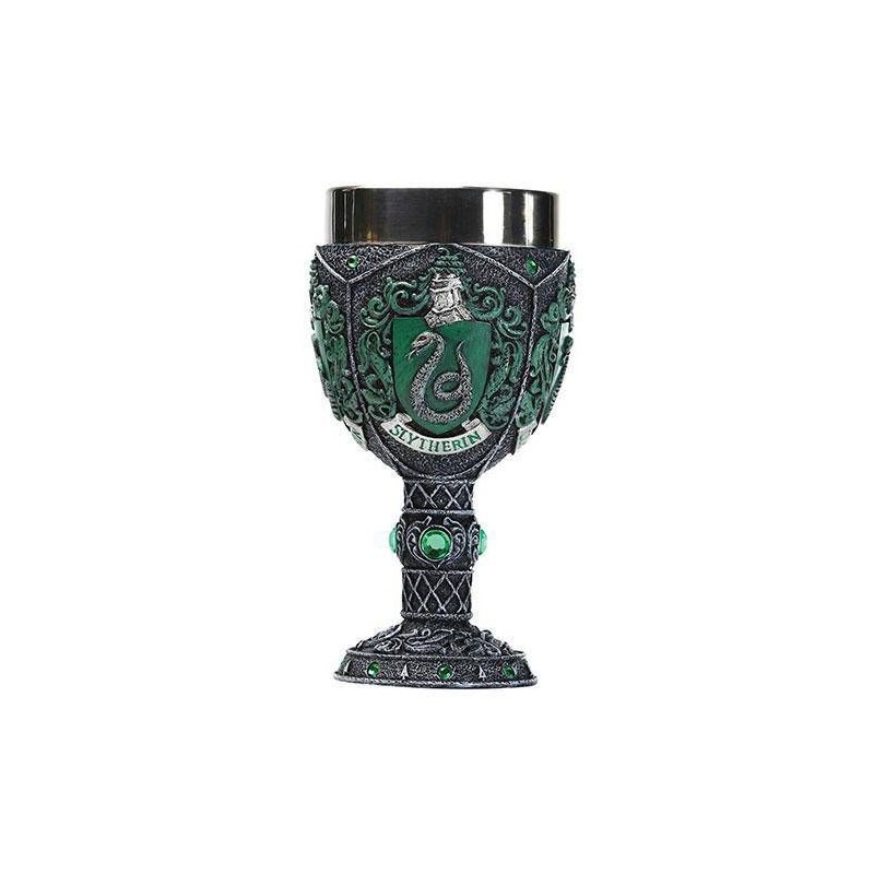 ENESCO HARRY POTTER SERPEVERDE SLYTHERIN LOGO GOBLET RESIN