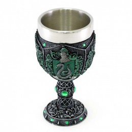 ENESCO HARRY POTTER SERPEVERDE SLYTHERIN LOGO GOBLET RESIN