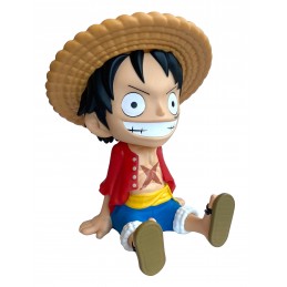 PLASTOY ONE PIECE MONKEY D LUFFY COIN BANK